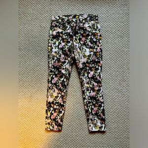 SOLD Madewell skinny skinny lightweight jean - flowery print